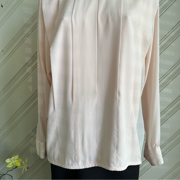 Vintage Lace High Neck Blouse Size 12 - Picture 10 of 11